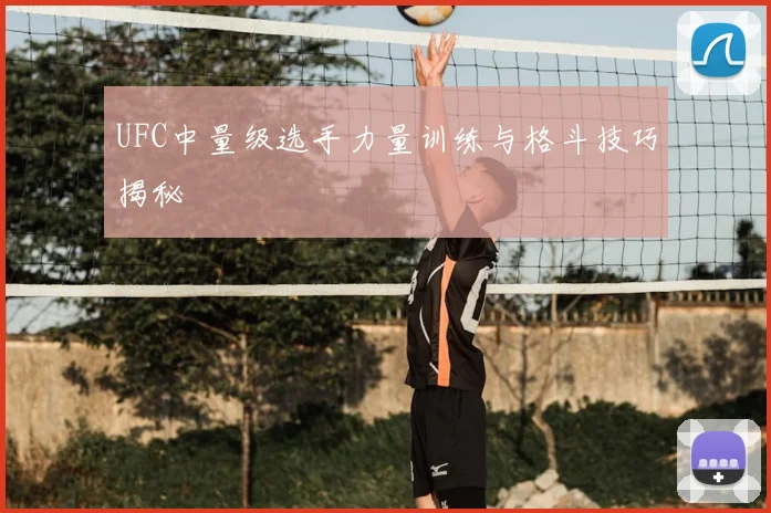UFC中量级选手力量训练与格斗技巧揭秘