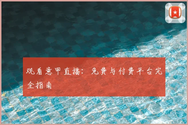 观看意甲直播：免费与付费平台完全指南